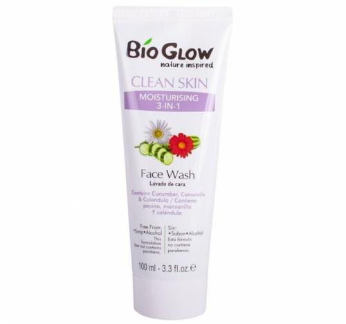 Gel de curatare facial 3 in 1 - Bio Glow cu Musetel - Galbenele si Castraveti - 100 ml - Cosmetice Barbati - Produse Fata