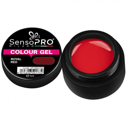Gel UV Colorat Royal Red 5ml - SensoPRO Milano - Geluri UV Colorate -