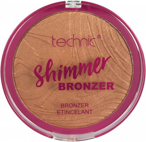 Pudra bronzanta iluminatoare Technic Shimmer Bronzer - Iluminator Lichid -