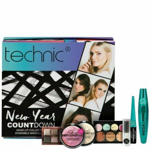 Set Machiaj Technic New Year Countdown - Trusa Machiaj Glitter -