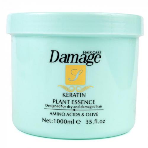 Masca de par - Damage Hair Care - Keratin Plant Essence - Amino Acids & Olive - 1000ml - Produse Pentru Par -